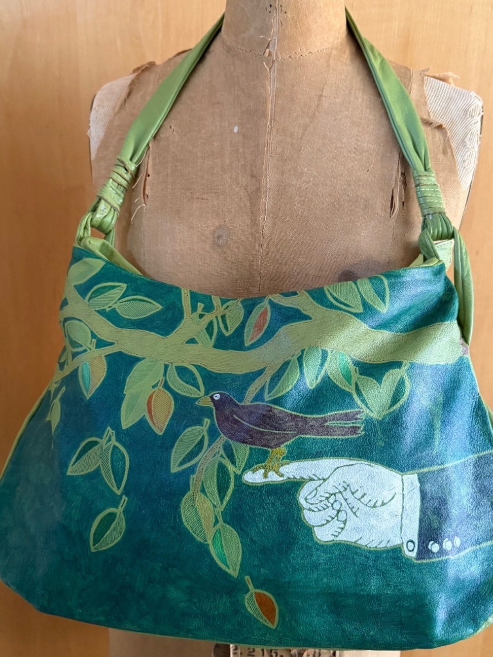One-of-a-Kind Artist Painted Handbag
